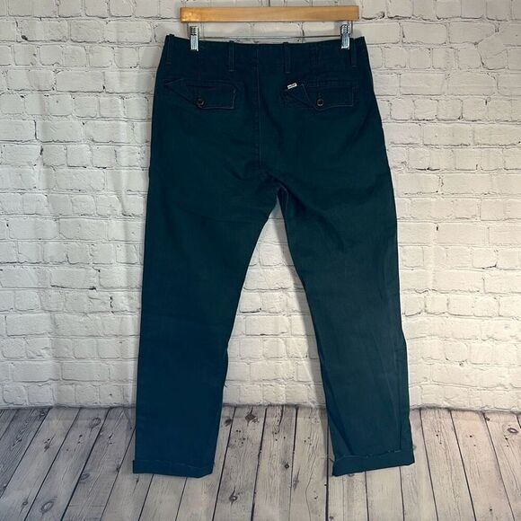 Levi’s Mens Green Chino Khaki Pants size 32x34 White Tab I.D. 55688 - Picture 6 of 11